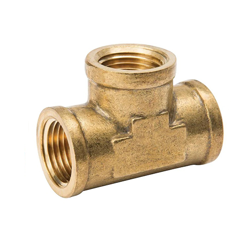 BRASS THREADED TEE FITTING