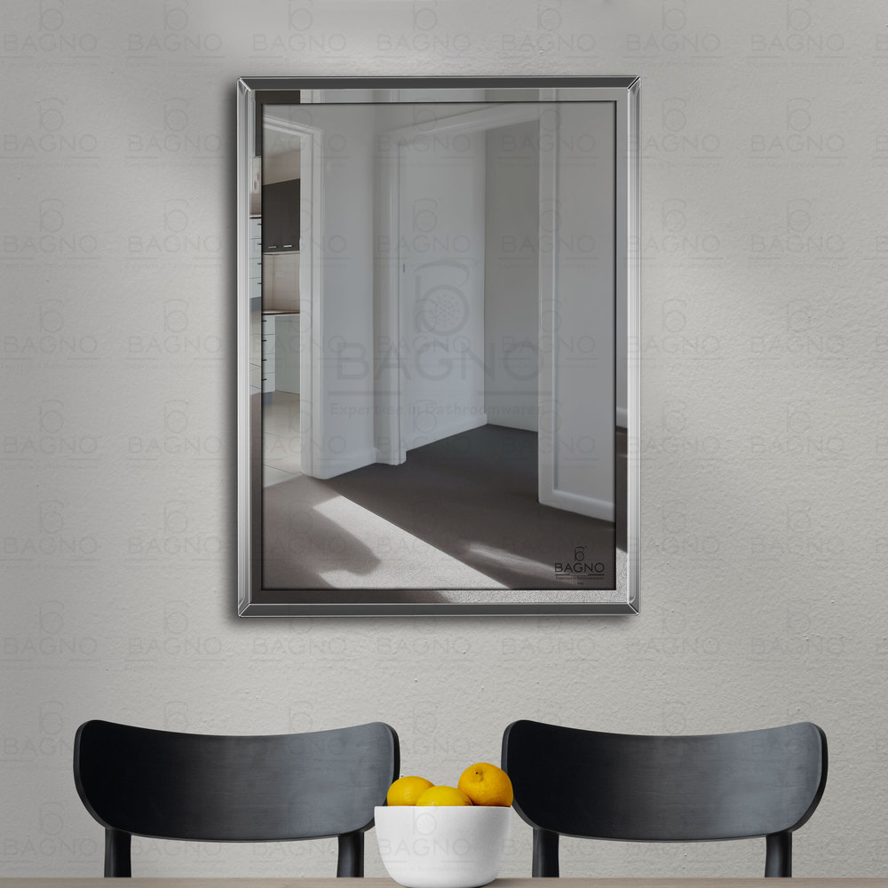 BMR 14 Plain Mirror With Metal Frame