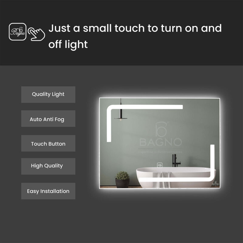 B BAGNO Multi LED Mirror - BML14