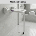 B BAGNO BDS02 Heavy-Duty Wall-Mounted Folding Shower Seat - BDS02