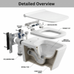 B BAGNO Wall Hung Water Closet - WCWH01