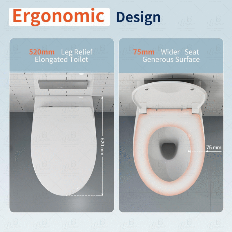 B BAGNO Wall Hung Water Closet - WCWH02