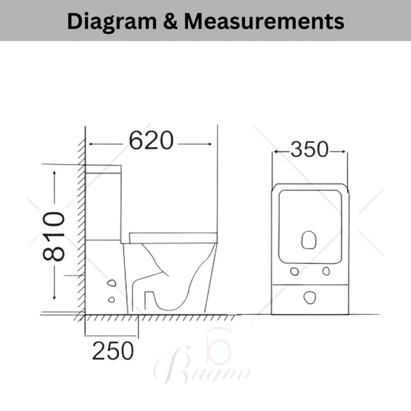 B BAGNO Water Closet - WC07