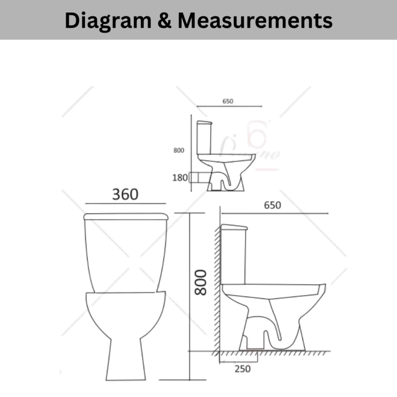 FRIZONE Water Closet - EWC LIWA