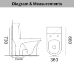 FRIZONE Water Closet - WC105