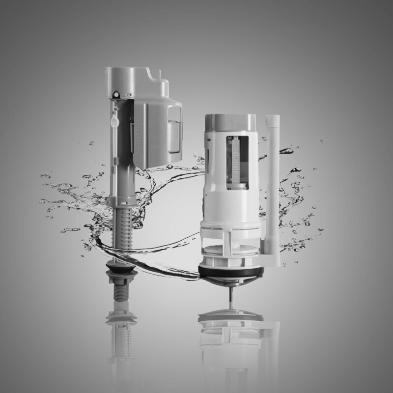 B BAGNO Universal Dual Flush Valve WC Fitting OP SMALL - BFSM01