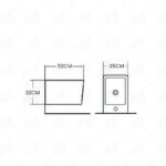 B BAGNO Wall Hung Water Closet - WCWH01