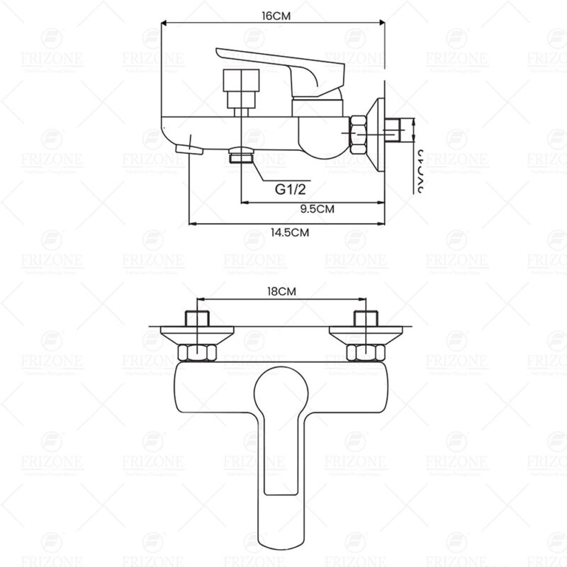 FRIZONE Shower Mixer - FM02