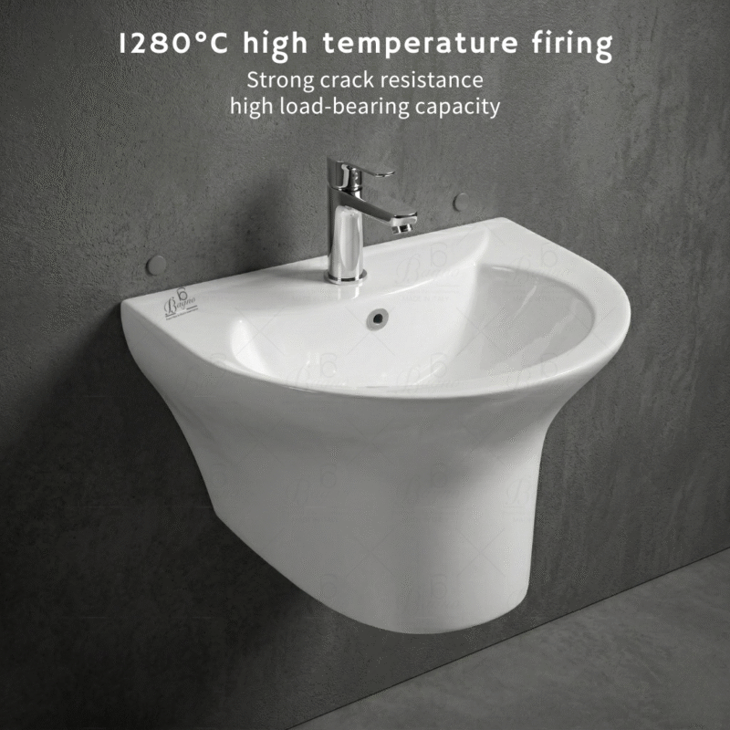 B BAGNO Wall Hung Wash Basin - WHB04