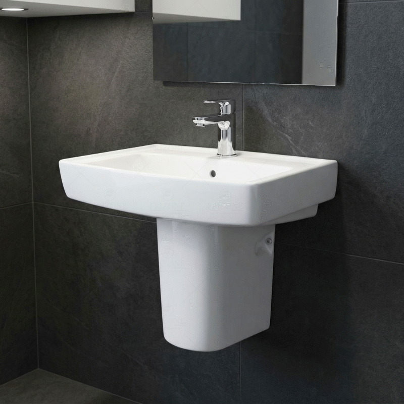 FRIZONE Wash Basin - POLO Half Pedestal