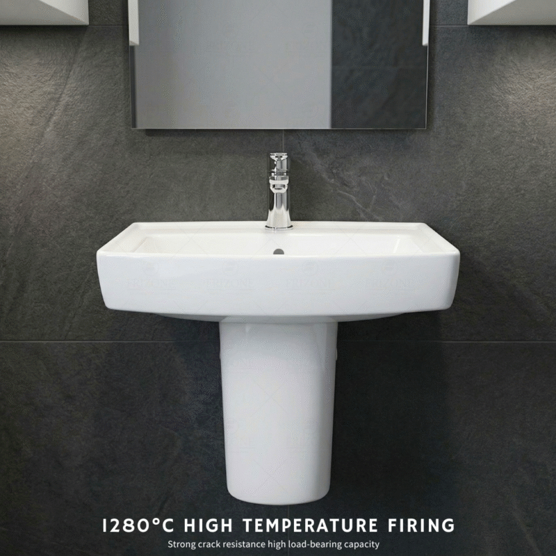 FRIZONE Wash Basin - POLO Half Pedestal