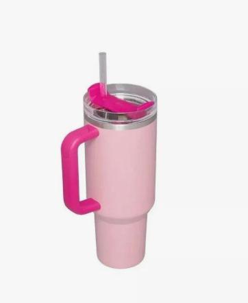 Stanley 40oz Stainless Steel H2.0 FlowState Quencher Tumbler Flamingo