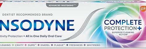 Sensodyne Advanced Complete Protection+ Advanced Whitening Toothpaste for Sensitive Teeth, 75ml
