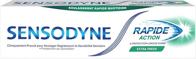 Sensodyne Rapid Action Extra Fresh Toothpaste - Limits Teeth Sensitivity - 75ml
