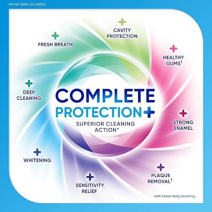 Sensodyne Advanced Complete Protection+ Advanced Whitening Toothpaste for Sensitive Teeth, 75ml