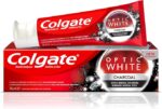 Colgate Optic White Charcoal Whitening Toothpaste 75ml Pack Of 2