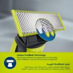 Philips OneBlade Face & Body QP2824 | Dual-Sided Blade | Unique OneBlade Technology | 45min Cordless | Waterproof | Electric Beard Trimmer & Shaver