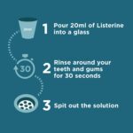 Listerine Cool Mint Milder Taste Mouthwash, Pack of 3x500ml