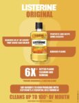 Listerine Original Mouthwash Liquid, Removes 99.9% Germs, 500ml (Pack of 1)