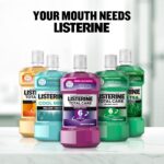 Listerine, Cool Mint Daily Mouthwash, Mint Flavour, kills 99% of germs that cause plaque and bad breath, when used twice daily, 500ml (Pack of 3)