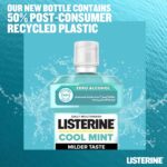 Listerine Cool Mint Milder Taste Mouthwash, Pack of 3x500ml