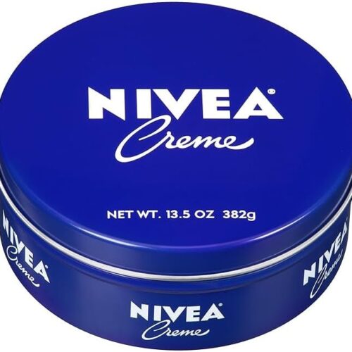 NIVEA Creme Tin Moisturizing Cream, Provides Intensive Protective Care for Soft and Supple Skin, Ideal for Daily Use as a Face, Hand, or Body, 400ml
