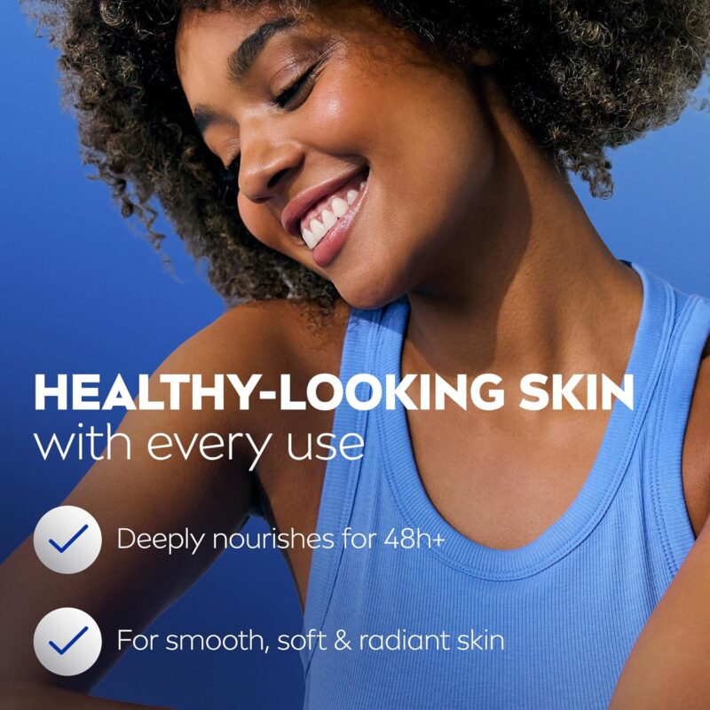NIVEA Body Lotion for Dry Skin, Cocoa Butter, 5in1 Complete Care, 48H Deep Moisture, 400ml