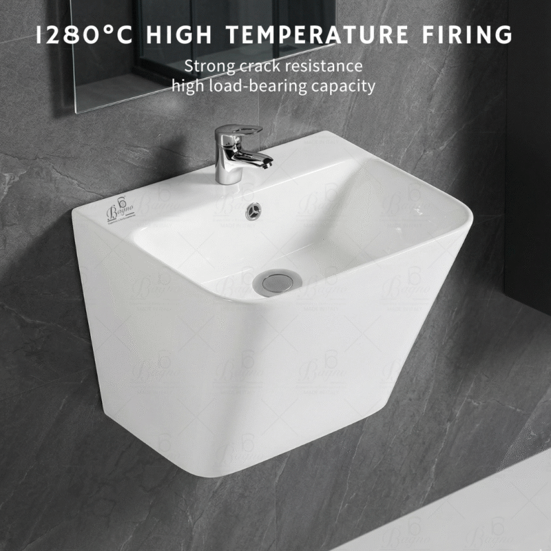 B BAGNO Wall Hung Wash Basin - WHB07