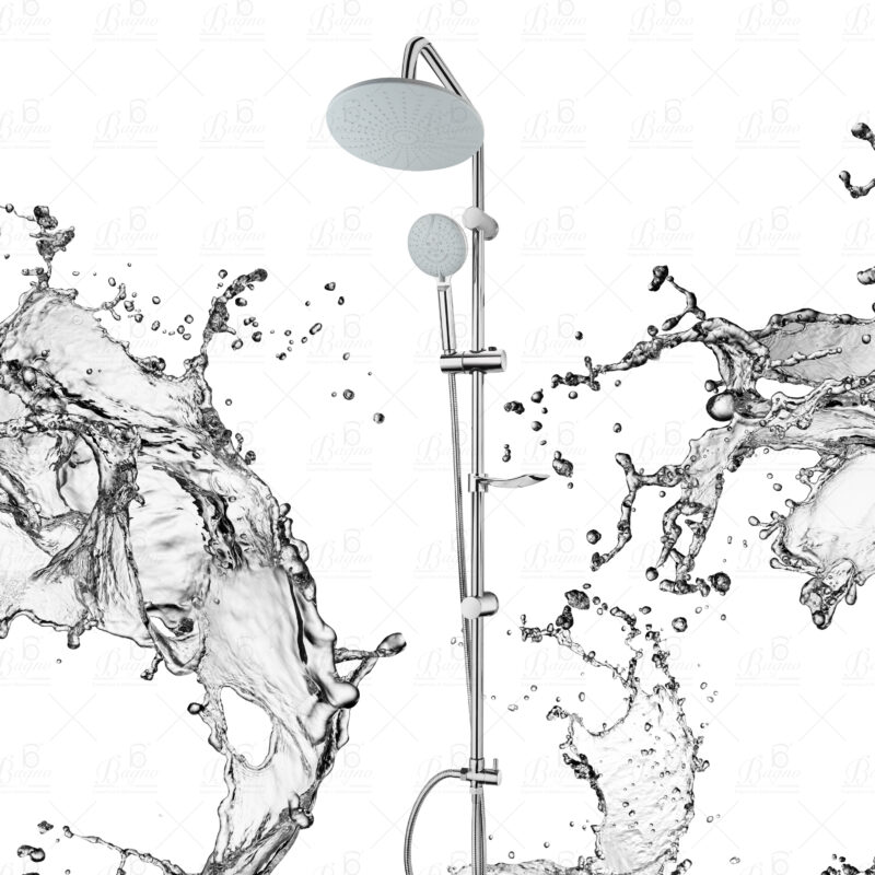B BAGNO Shower Kit - 85-7C Round