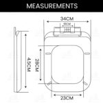 B BAGNO Seat Cover WC - 02B