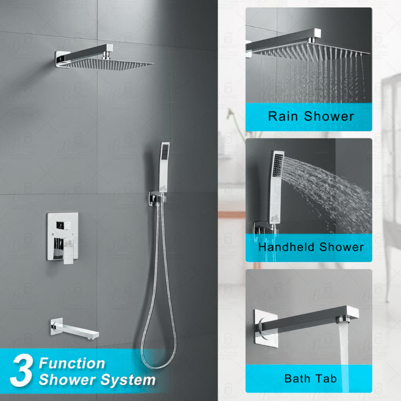 B BAGNO Concealed Shower System 9063-1