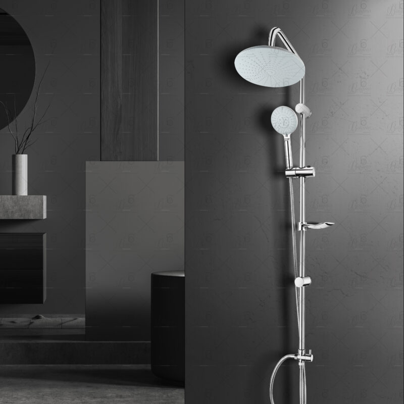 B BAGNO Shower Kit - 85-7C Round