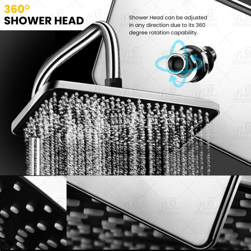 B BAGNO Shower Kit 85-7C Square