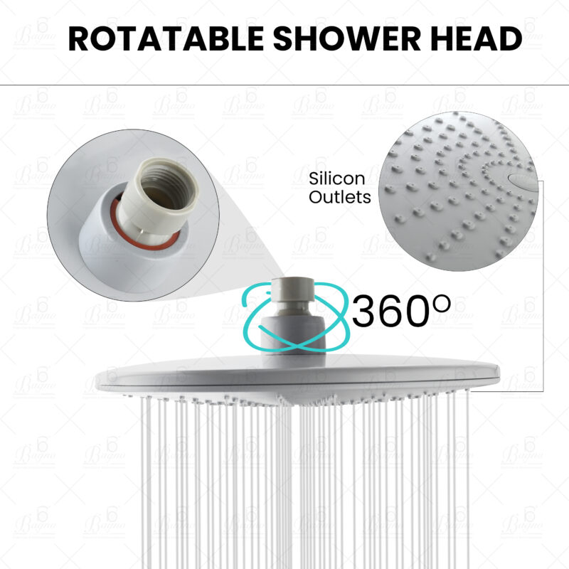 B BAGNO Shower Kit - 85-7C Round