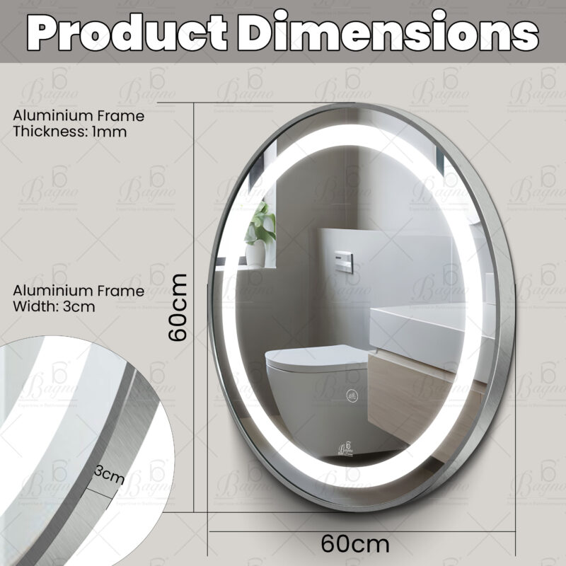 B BAGNO Multi LED Mirror - BML25