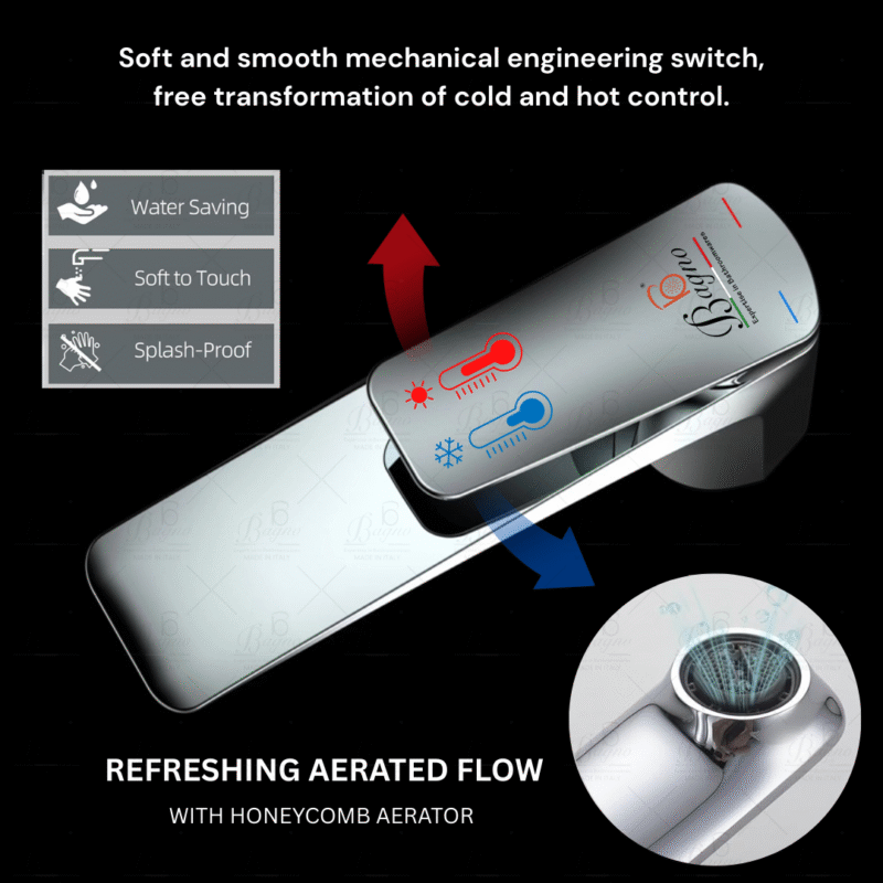 B BAGNO Premium Long Basin Faucet - Royal Series R02