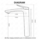 B BAGNO Premium Long Basin Faucet - Royal Series R02