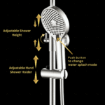 B BAGNO Shower System - Crystal Series C04