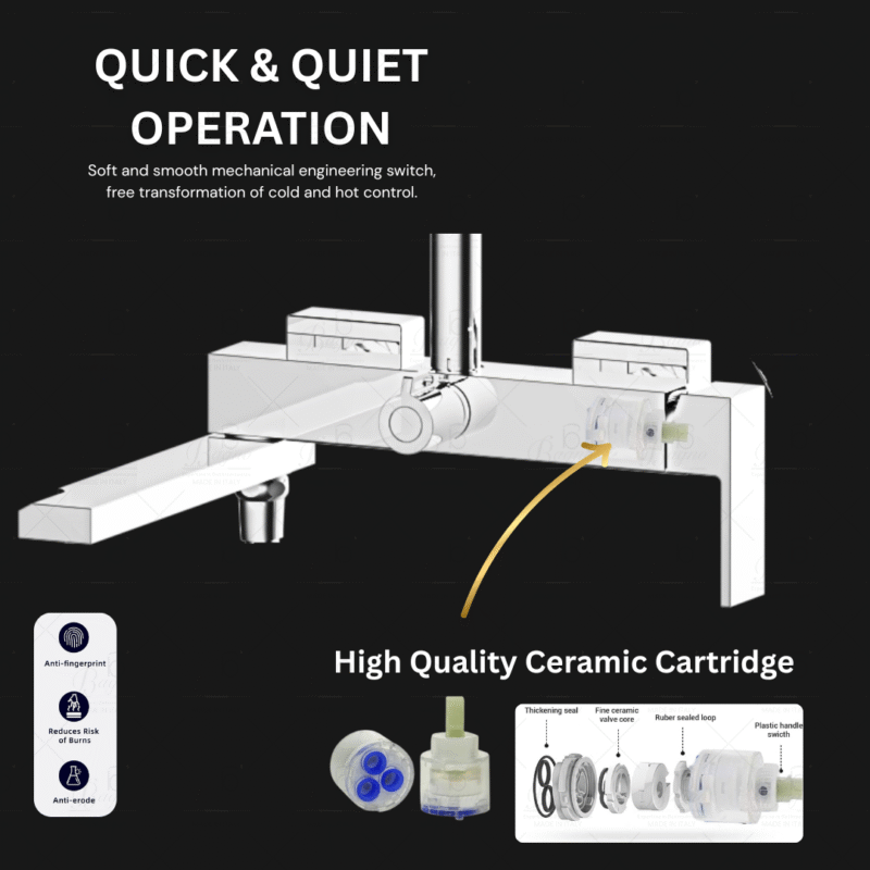 B BAGNO Shower System - Premium Series P04