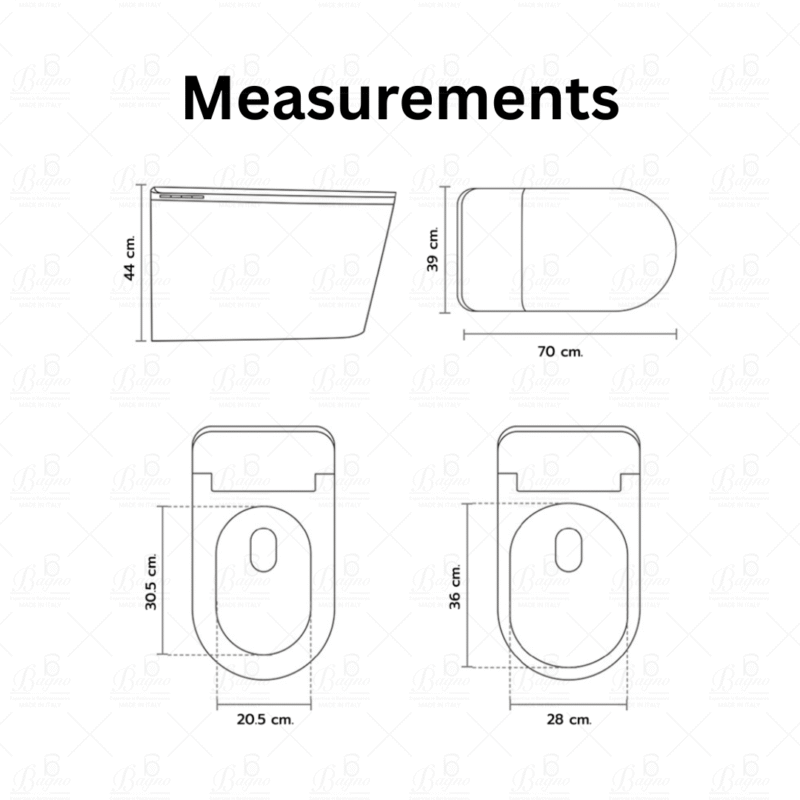 Floor Mounted Smart Water Closet (SWC-04)