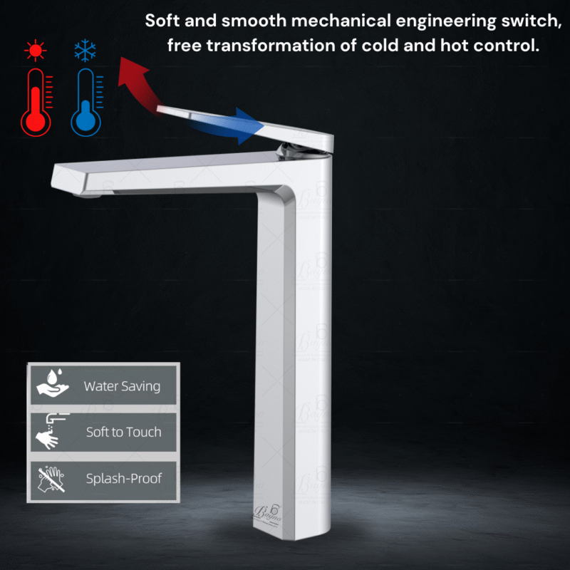 B BAGNO Premium Basin Faucet -Crystal Series C02