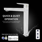 B BAGNO Premium Long Basin Faucet -Bloom Series B02