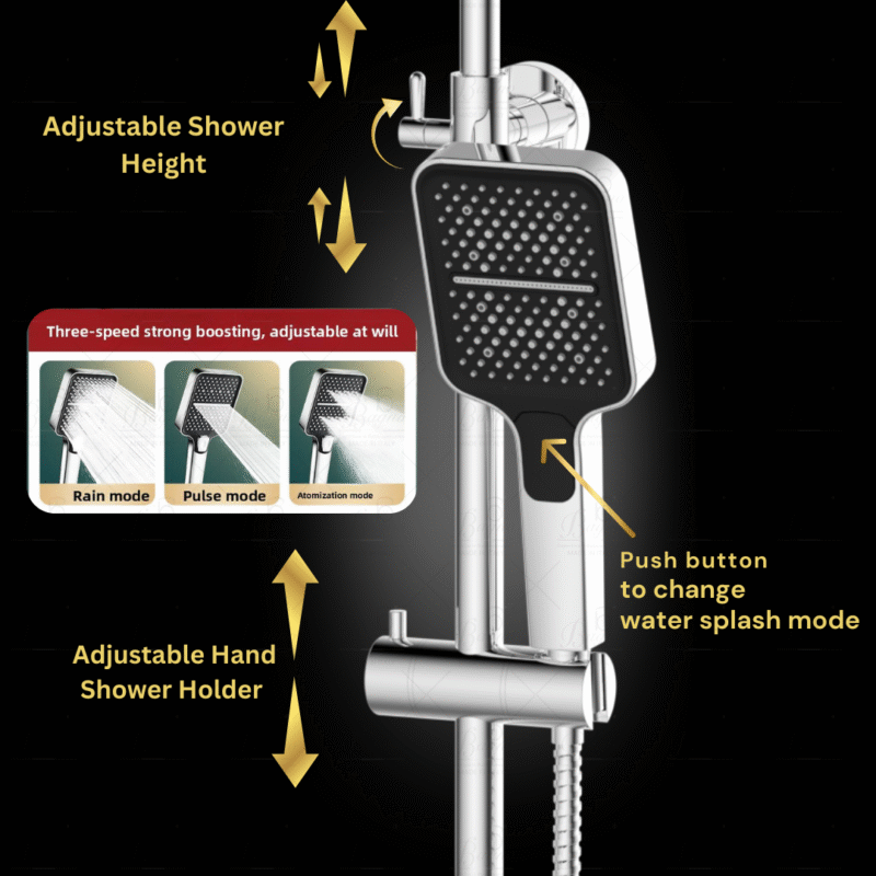 B BAGNO Shower System - Adeen Series A04