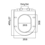 B BAGNO UF Seat Cover 01B-UF