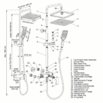B BAGNO Shower System - 9603-2