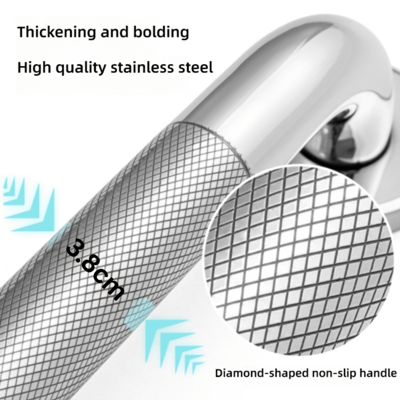 B BAGNO  Premium Stainless Steel Anti-Slip Safety Grab Bar - 9910