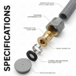 B BAGNO Flexible Hose - WC & WB