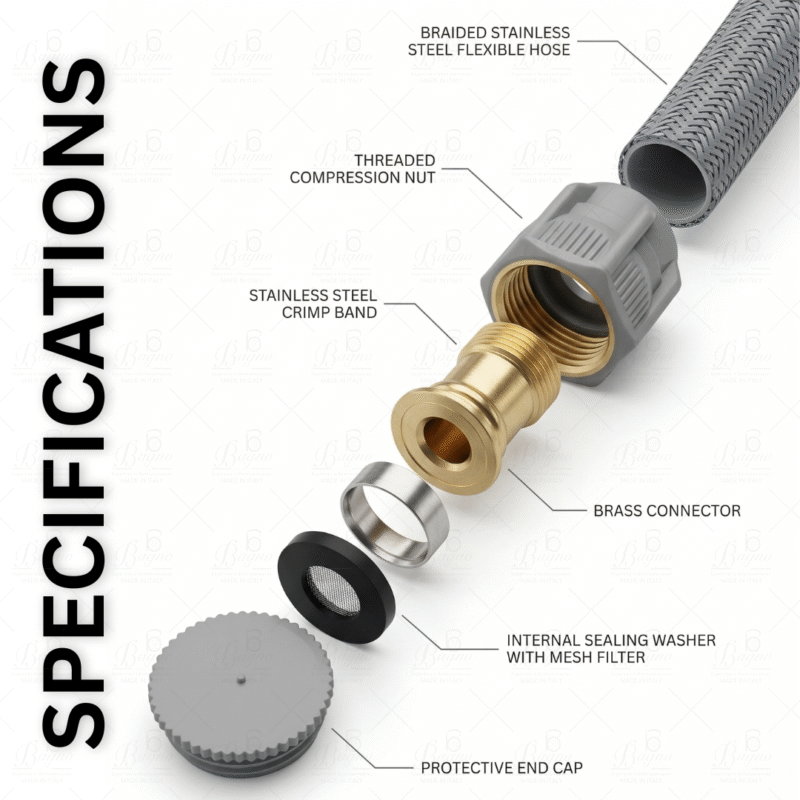 B BAGNO Flexible Hose - WC & WB