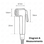 B BAGNO High-Pressure Ergonomic Shattaf-SF01
