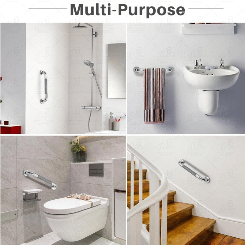 B BAGNO  Premium Stainless Steel Anti-Slip Safety Grab Bar - 9910